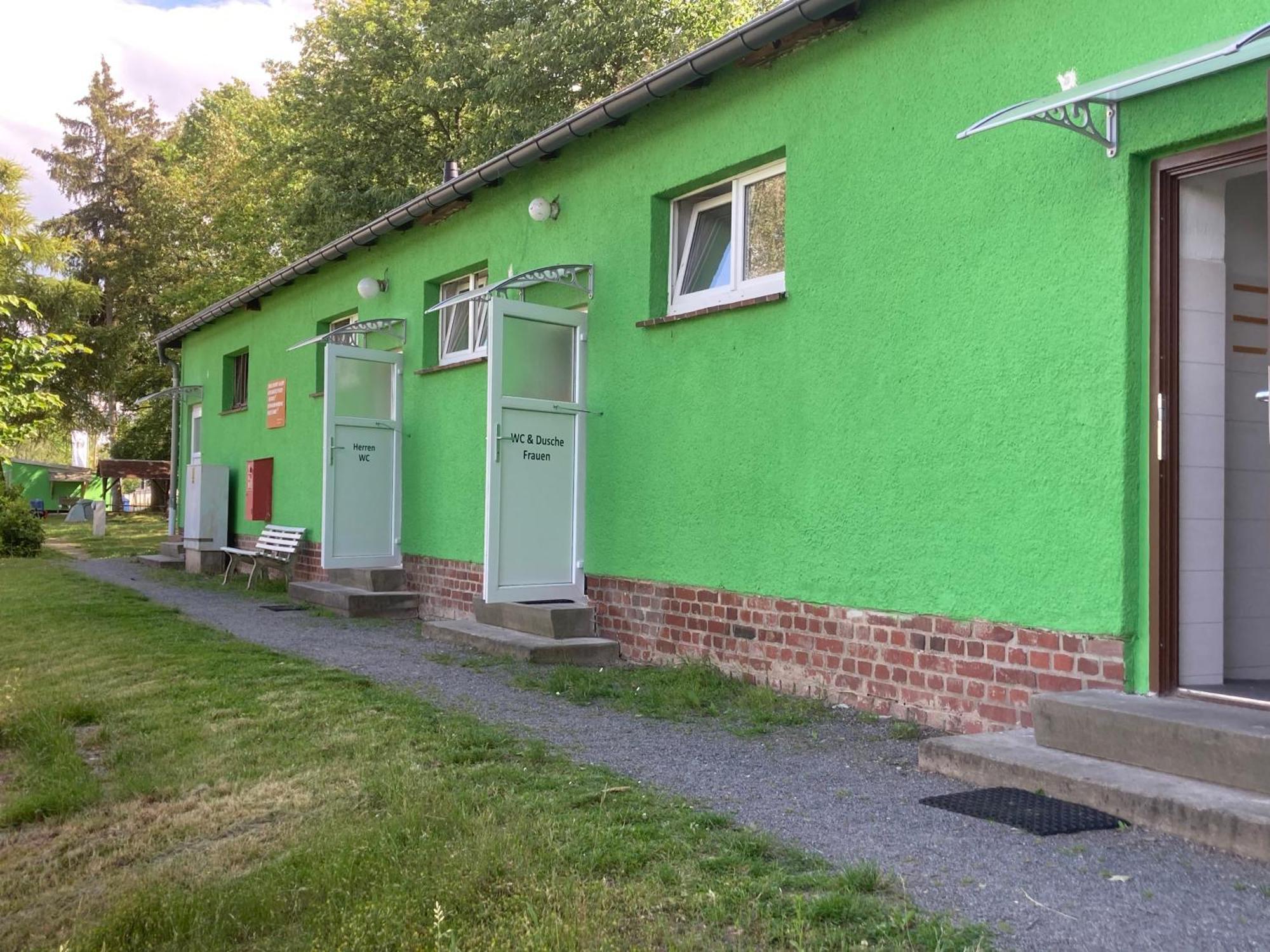 Campingplatz Koberbachtalsperre - Campingfass Mieten Langenbernsdorf Esterno foto