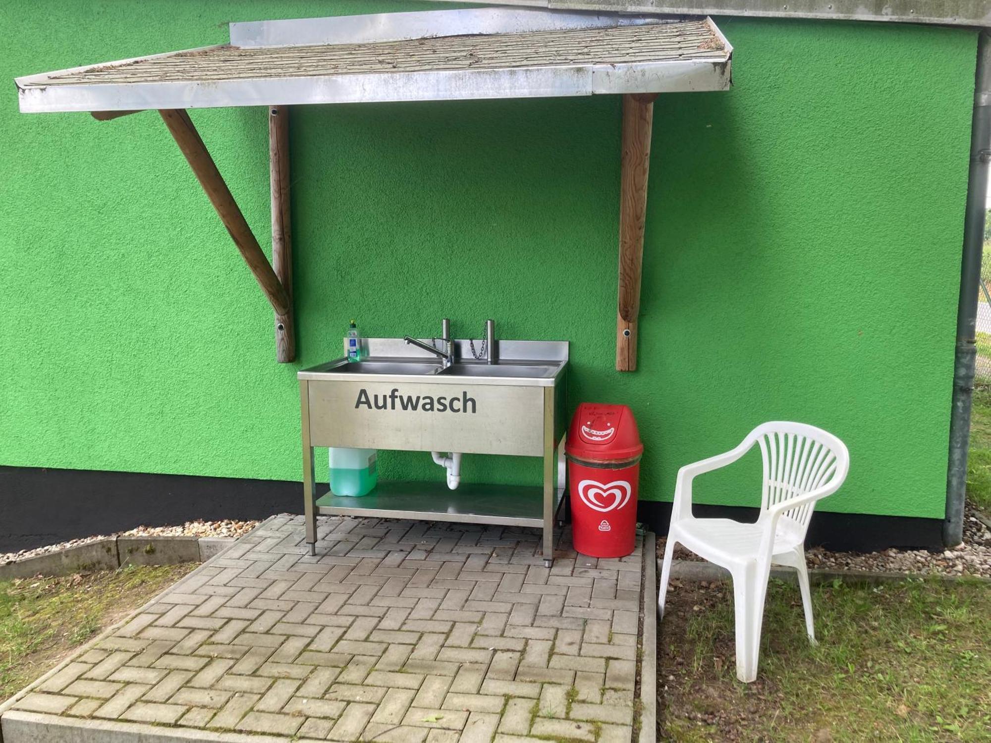 Campingplatz Koberbachtalsperre - Campingfass Mieten Langenbernsdorf Esterno foto