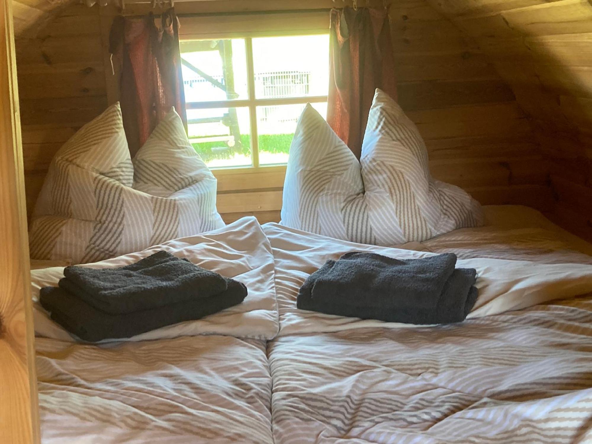 Campingplatz Koberbachtalsperre - Campingfass Mieten Langenbernsdorf Esterno foto