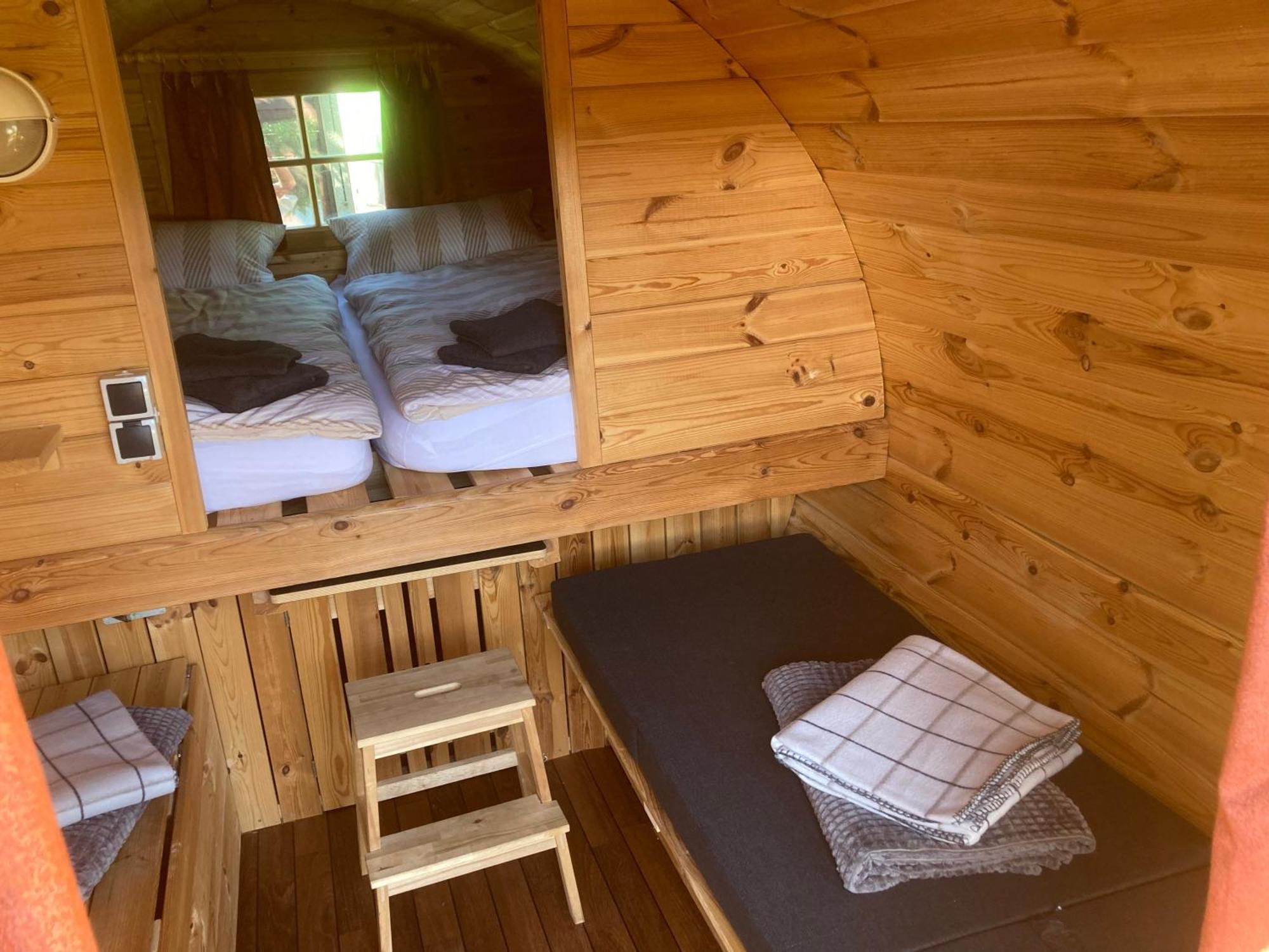 Campingplatz Koberbachtalsperre - Campingfass Mieten Langenbernsdorf Esterno foto