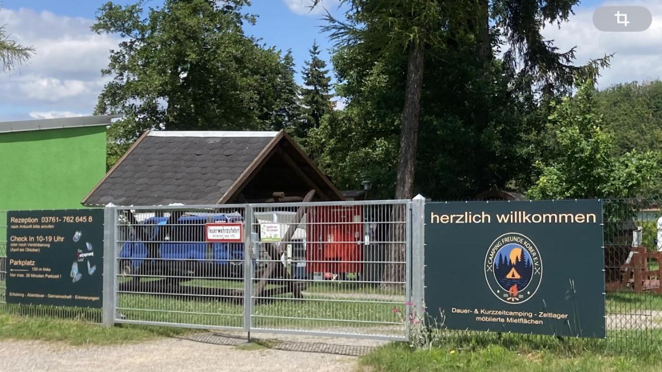 Campingplatz Koberbachtalsperre - Campingfass Mieten Langenbernsdorf Esterno foto